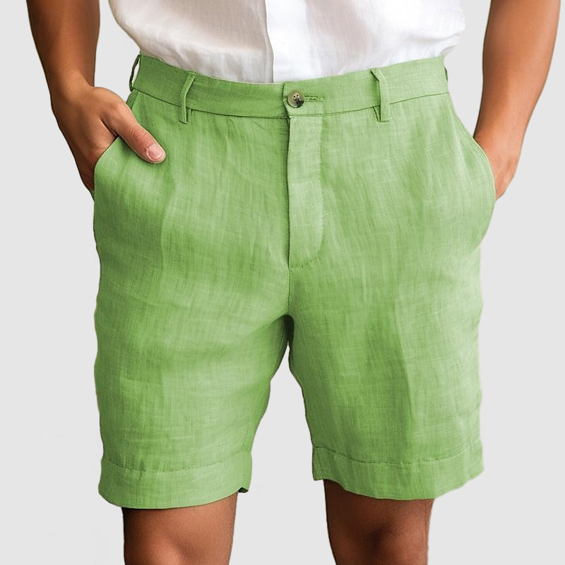 Image of Men's Flat Front Dress Shorts