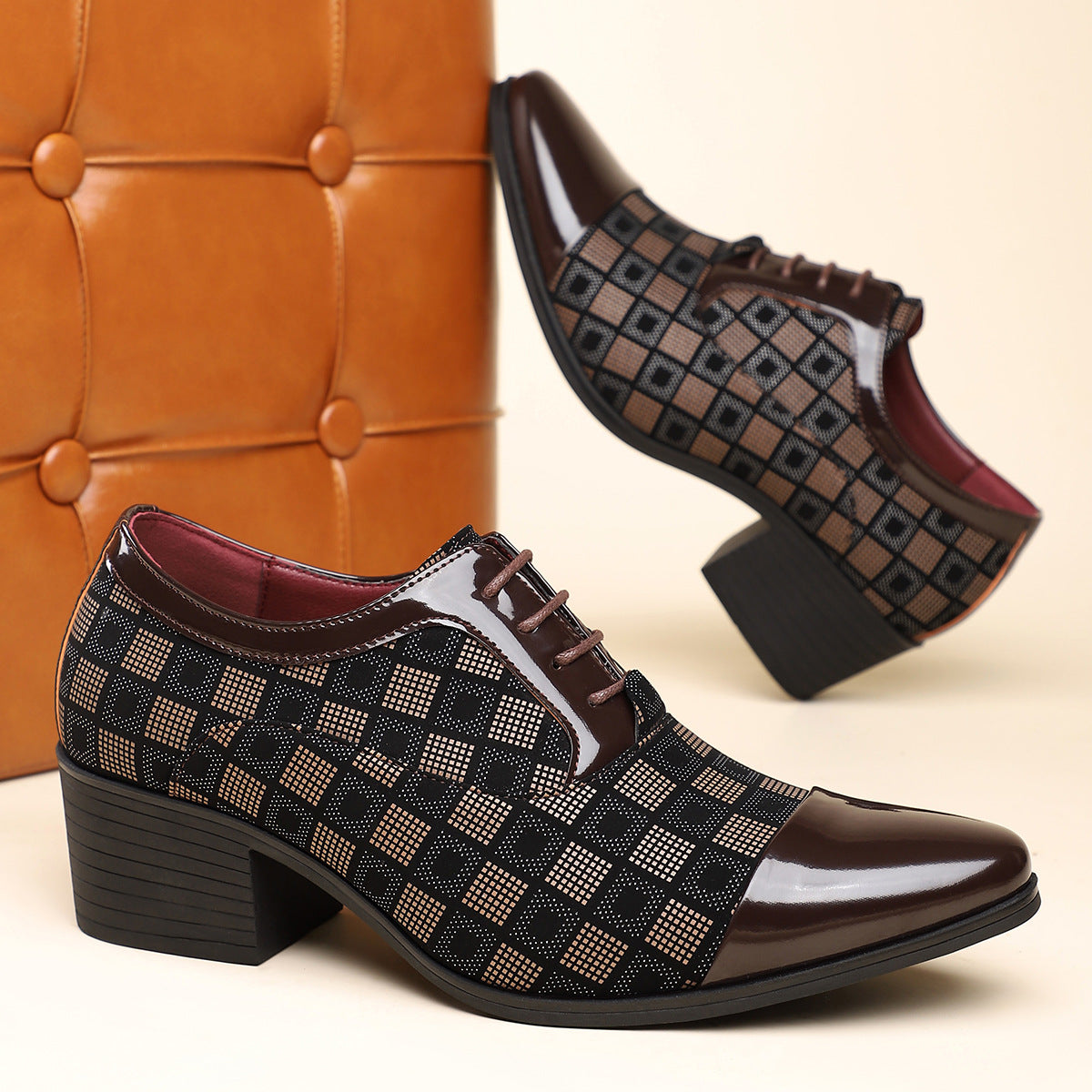 Image of Women's Heeled Lace-Up Oxfords