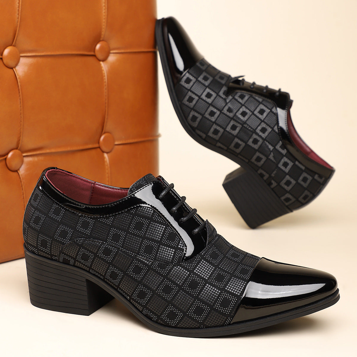 Image of Women's Heeled Lace-Up Oxfords