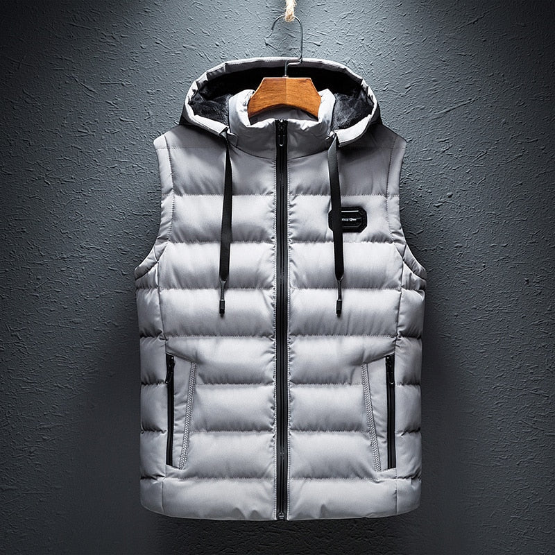 Image of Men's Hooded Puffer Vest