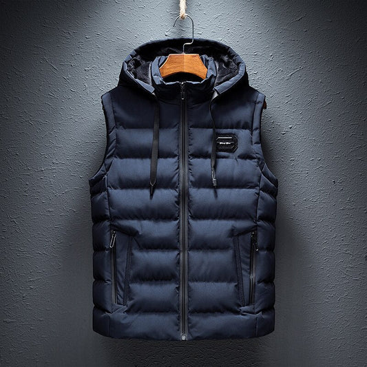 Image of Men's Hooded Puffer Vest