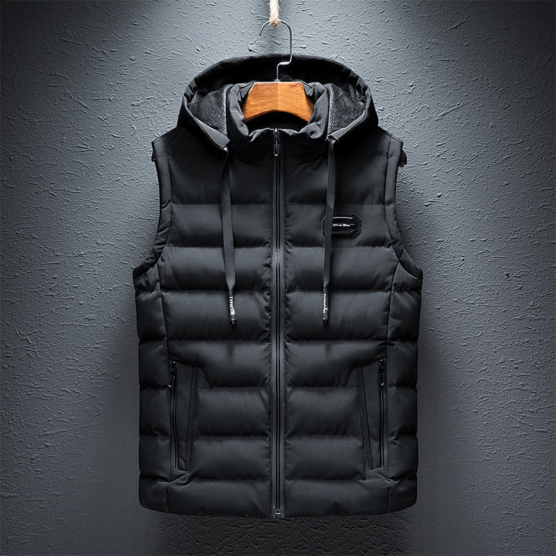 Image of Men's Hooded Puffer Vest