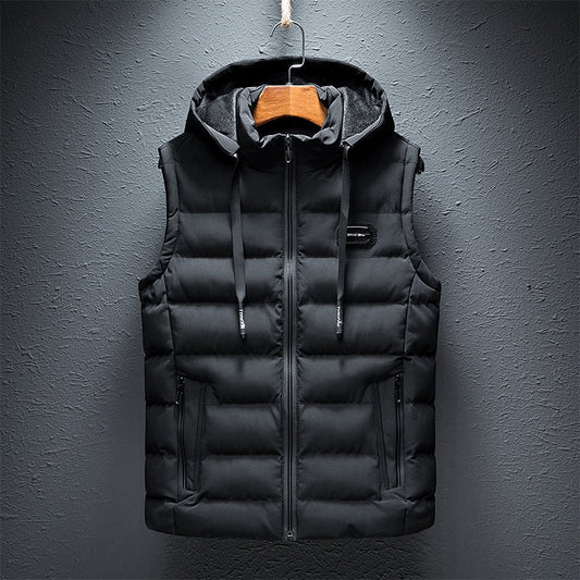 Image of Men's Hooded Puffer Vest