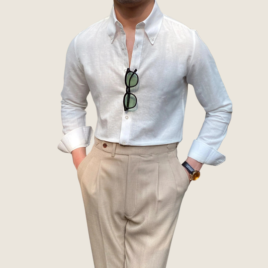 Image of Men's Long-Sleeve Button-Down Shirt