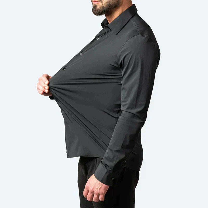 Image of Men's Long Sleeve Button-Down Shirt