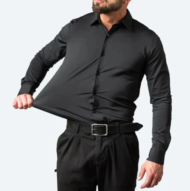 Image of Men's Long Sleeve Button-Down Shirt