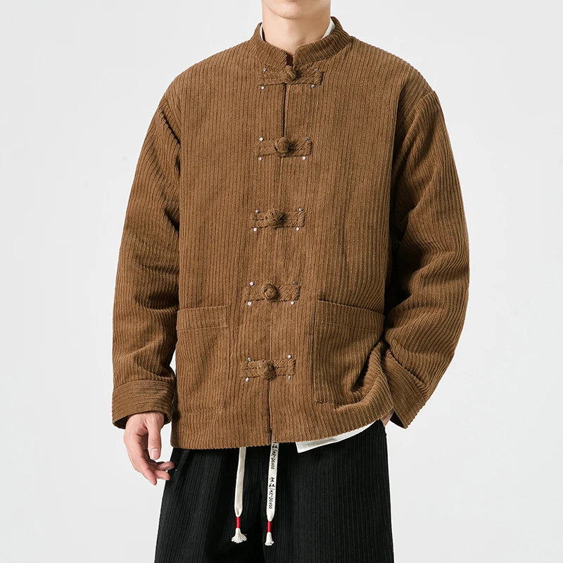 Image of Men's Mandarin Collar Jacket