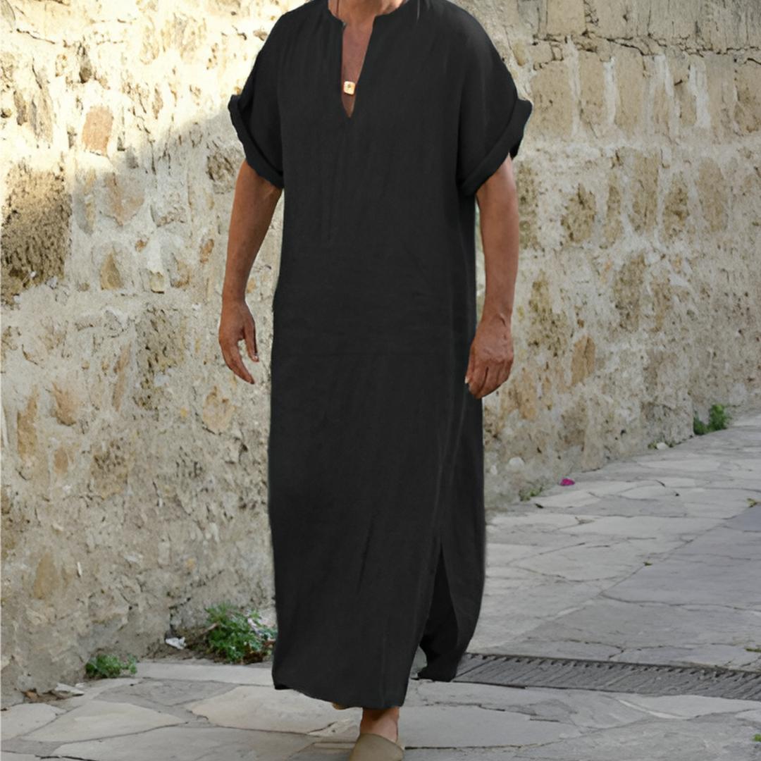 Image of Men's Maxi Short Sleeve Dress