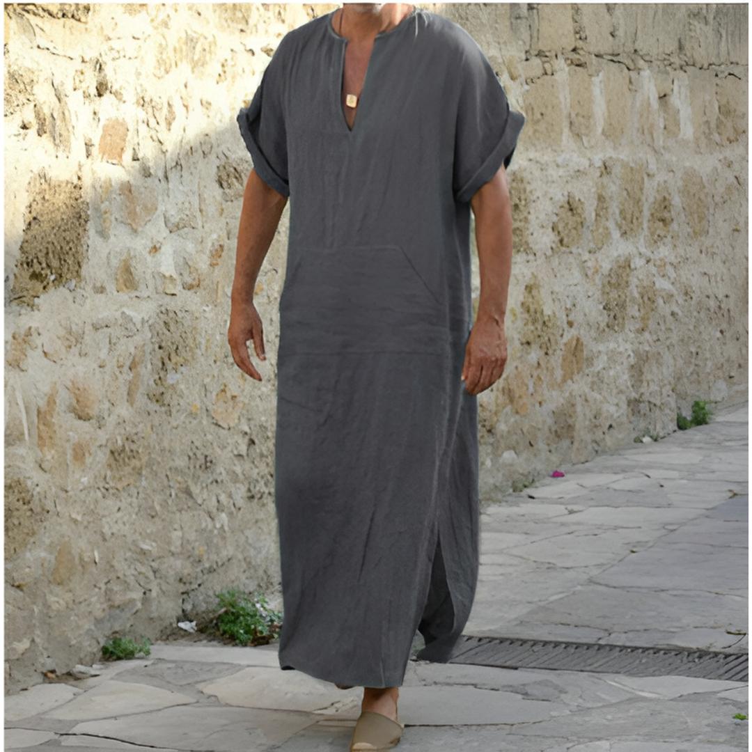 Image of Men's Maxi Short Sleeve Dress