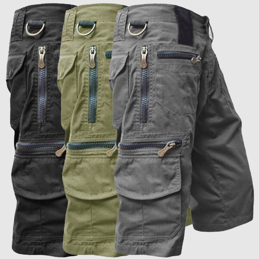 Image of Men's Multi-Pocket Knee Length Cargo Shorts