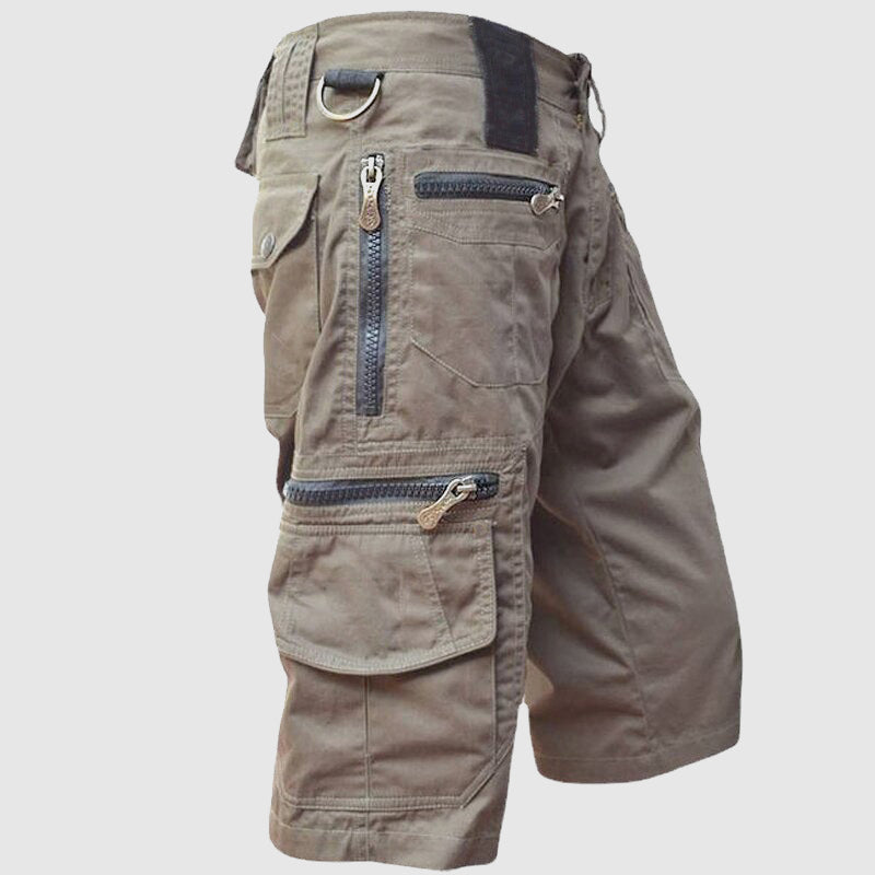 Image of Men's Multi-Pocket Knee Length Cargo Shorts