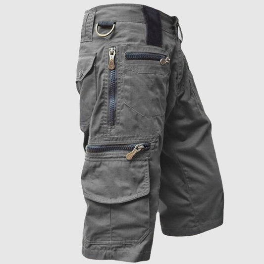 Image of Men's Multi-Pocket Knee Length Cargo Shorts