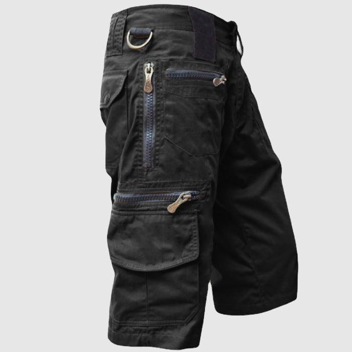 Image of Men's Multi-Pocket Knee Length Cargo Shorts