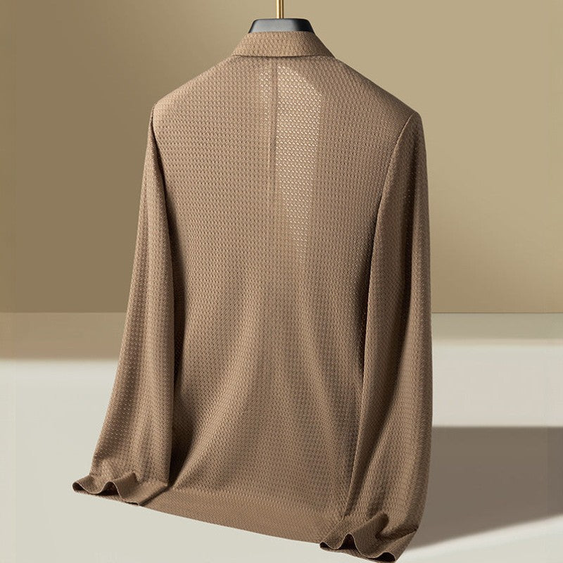 Image of Men's Notch Lapel Blazer Jacket