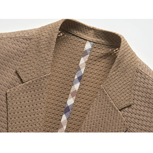 Image of Men's Notch Lapel Blazer Jacket