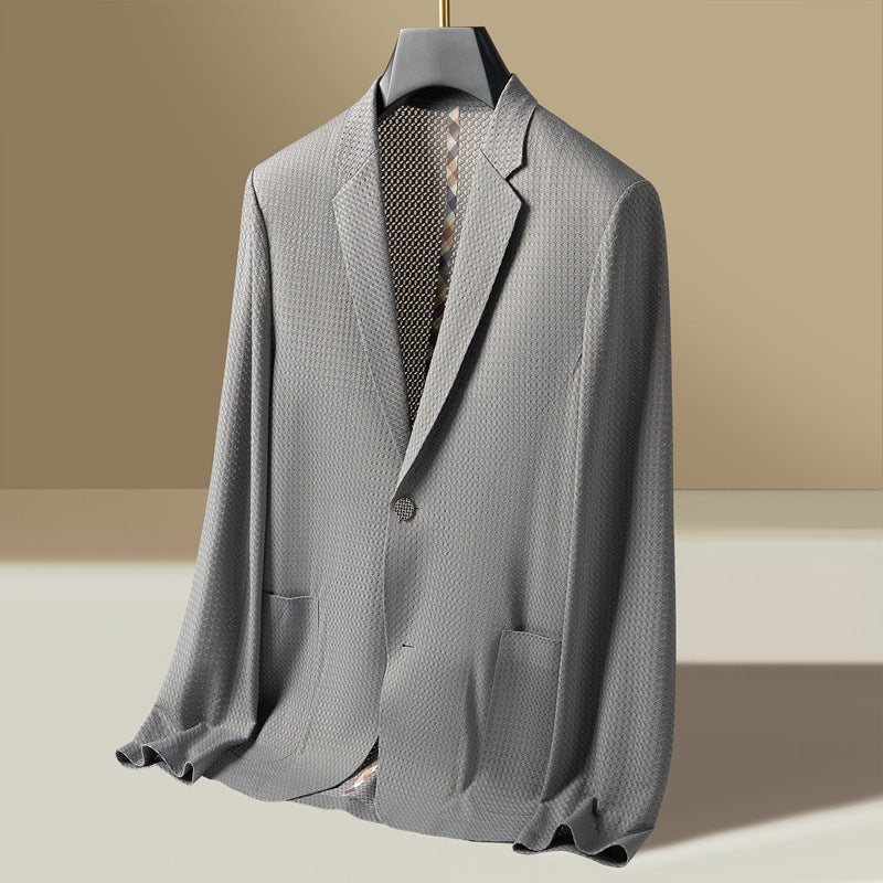 Image of Men's Notch Lapel Blazer Jacket