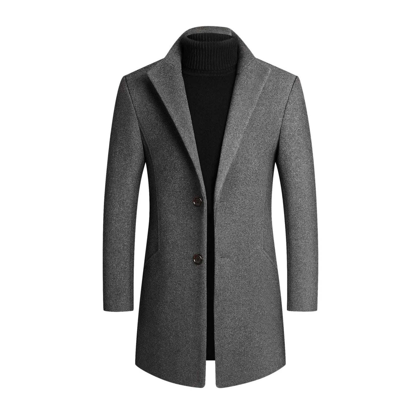 Image of Men's Notch Lapel Overcoat