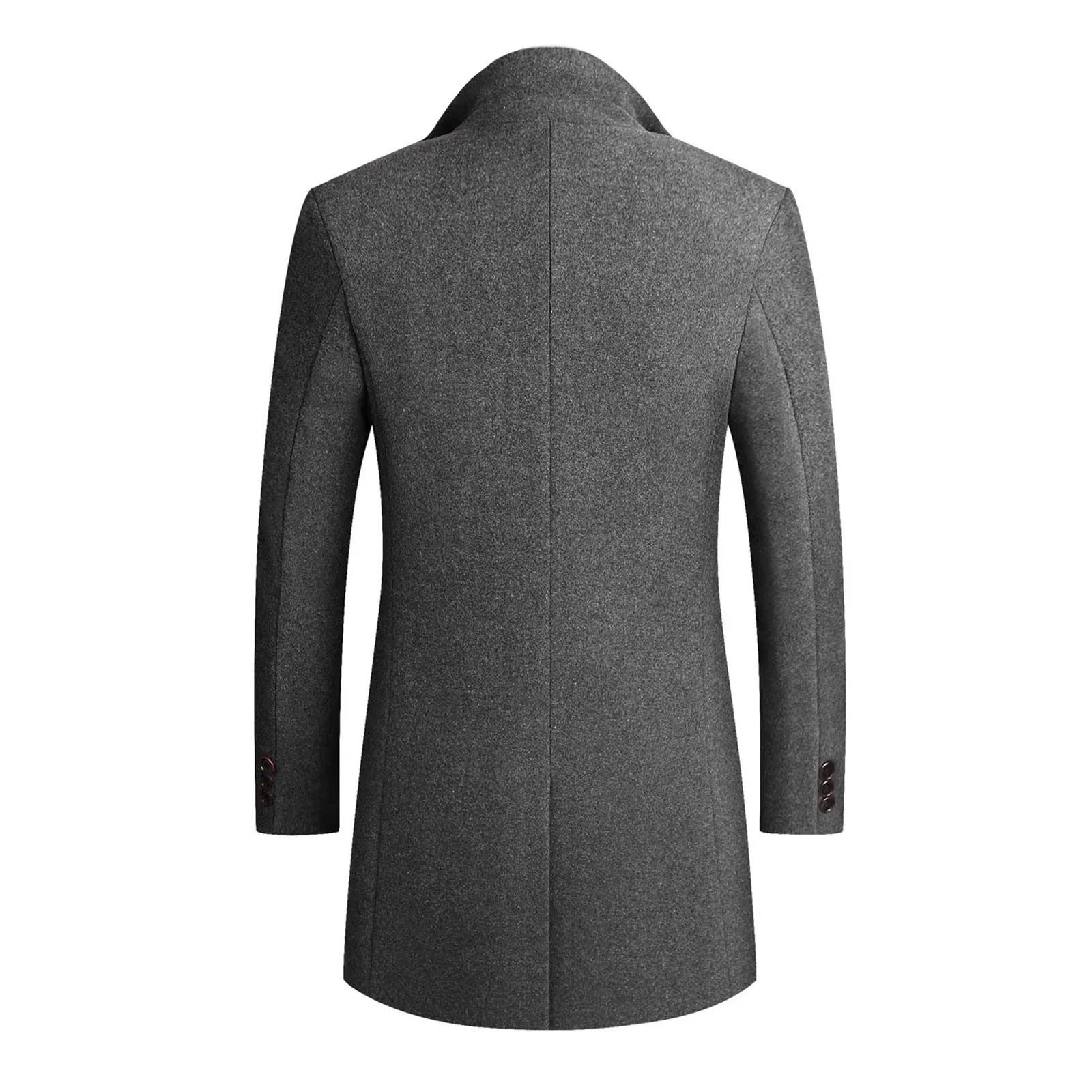 Image of Men's Notch Lapel Overcoat