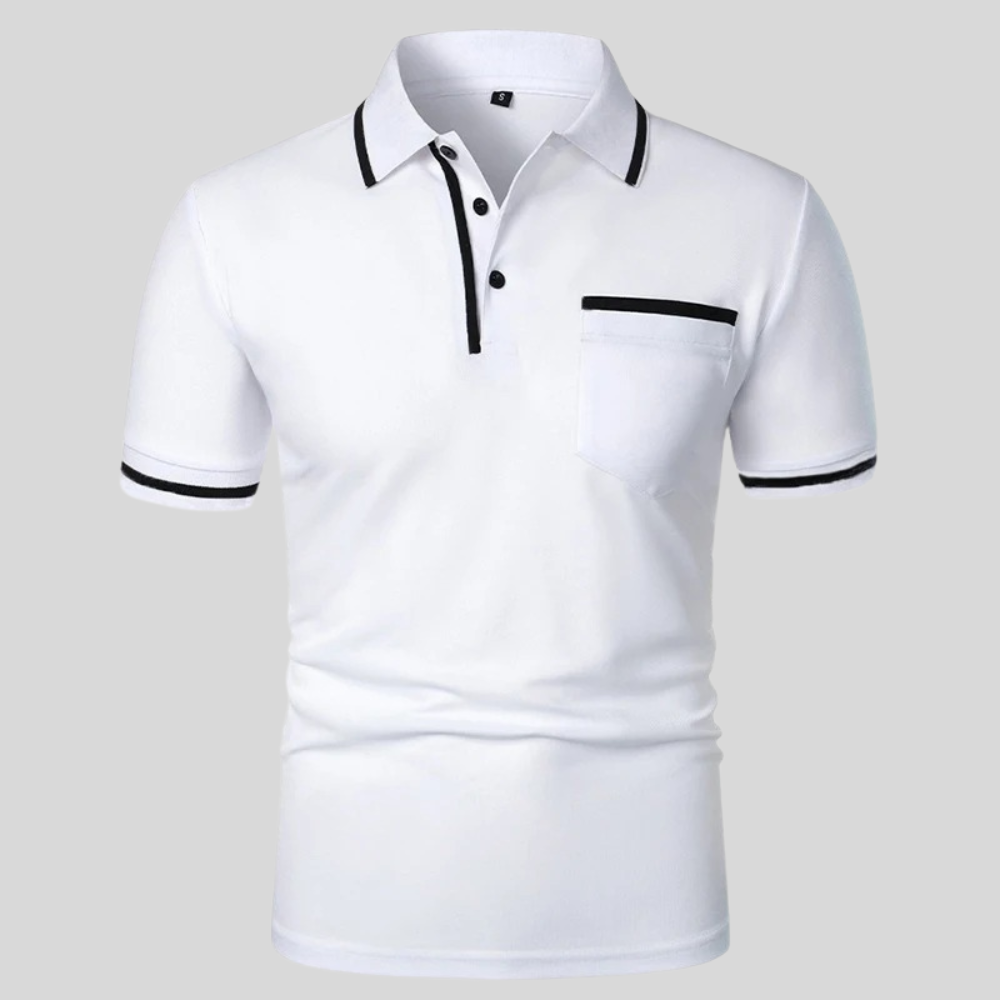 Image of Men's Pocket Short Sleeve Polo Shirt