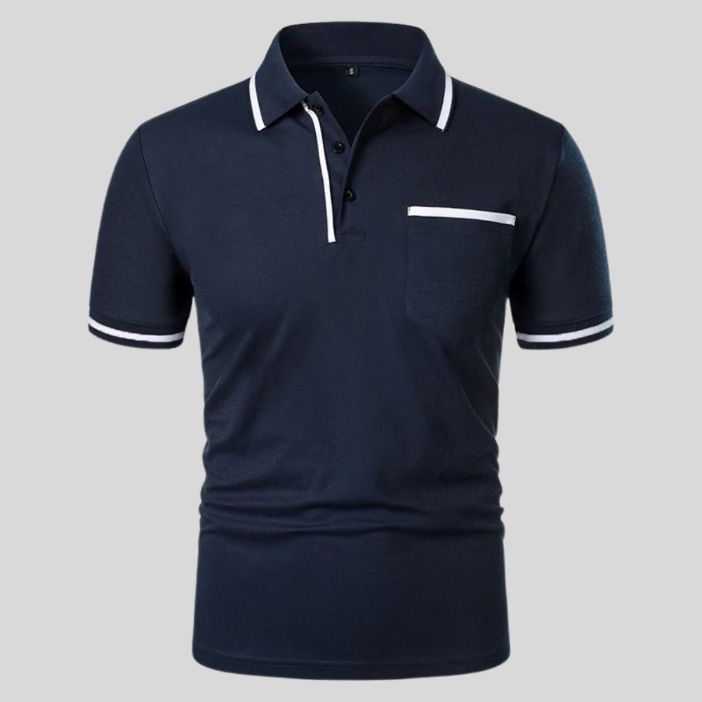 Image of Men's Pocket Short Sleeve Polo Shirt