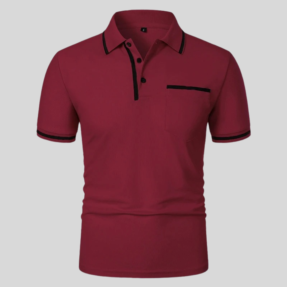 Image of Men's Pocket Short Sleeve Polo Shirt
