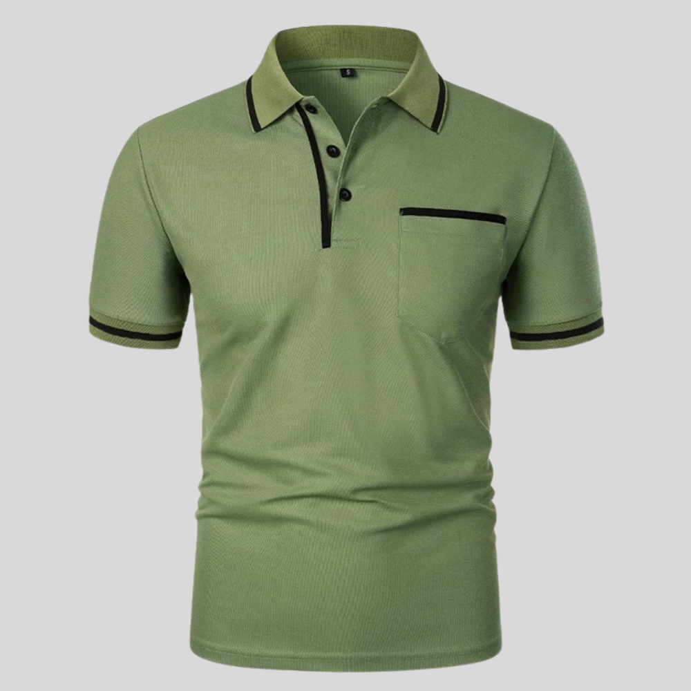 Image of Men's Pocket Short Sleeve Polo Shirt