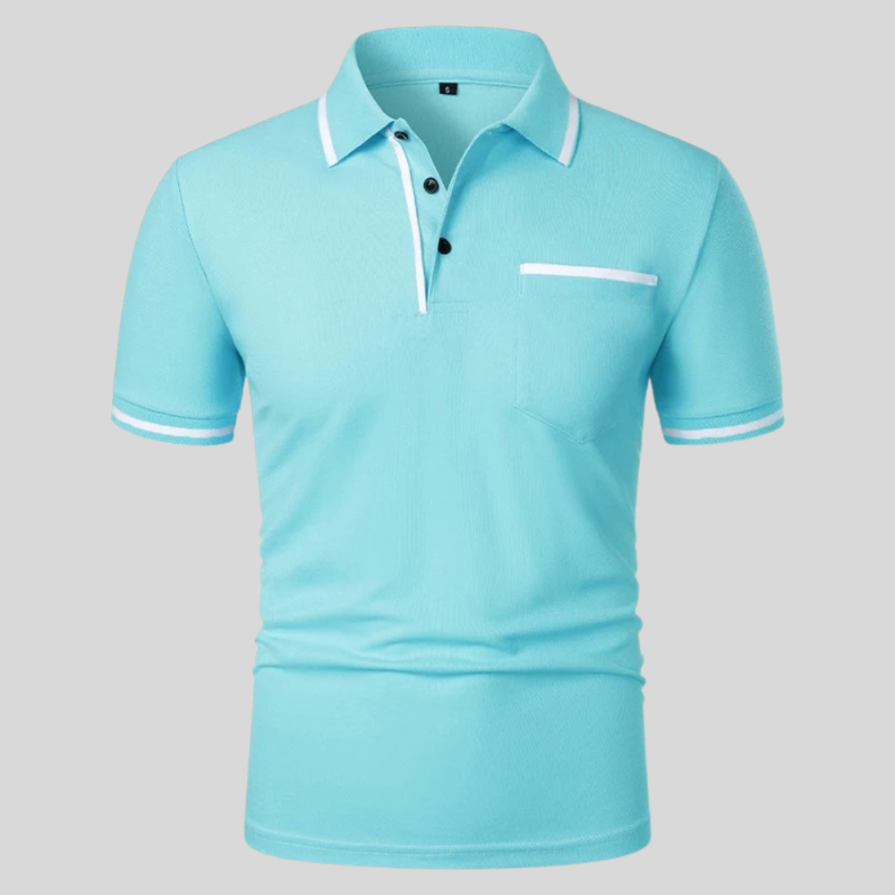 Image of Men's Pocket Short Sleeve Polo Shirt
