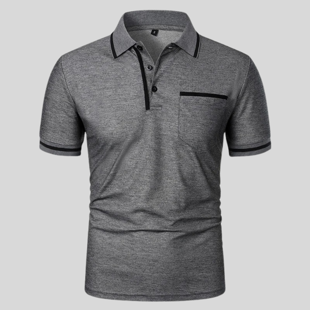 Image of Men's Pocket Short Sleeve Polo Shirt