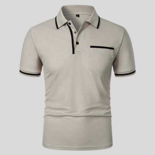 Image of Men's Pocket Short Sleeve Polo Shirt
