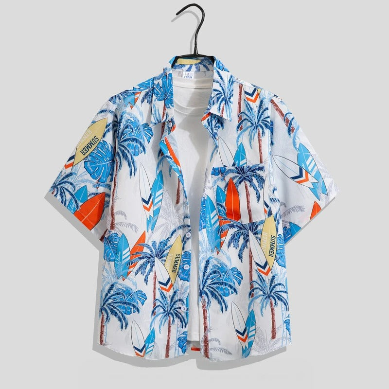 Image of Men's Printed Short Sleeve Shirt
