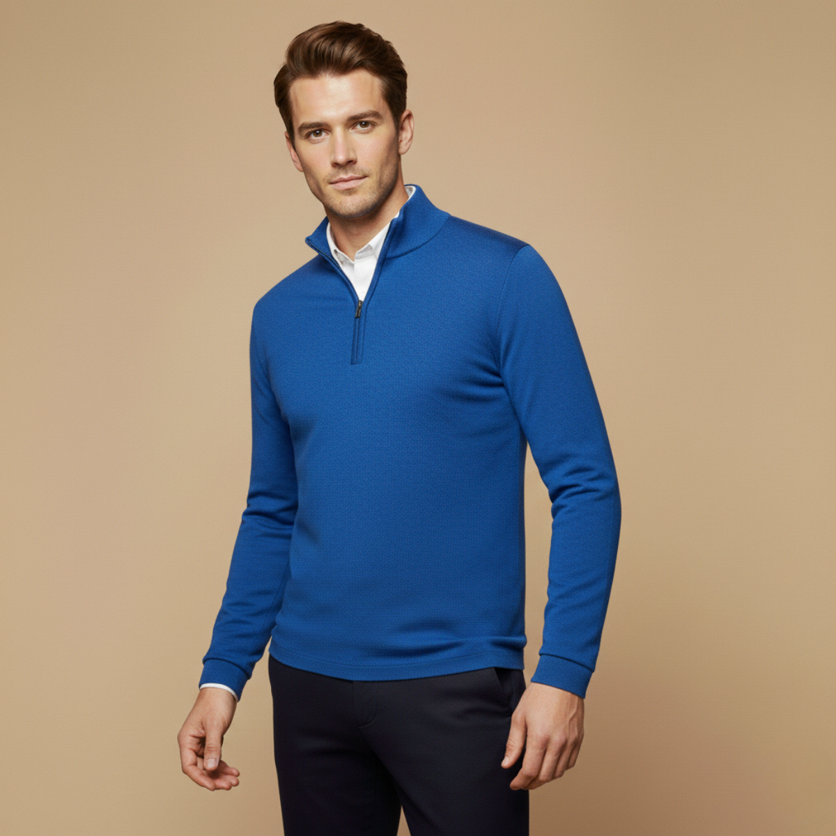 Image of Men's Quarter-Zip Pullover Sweater