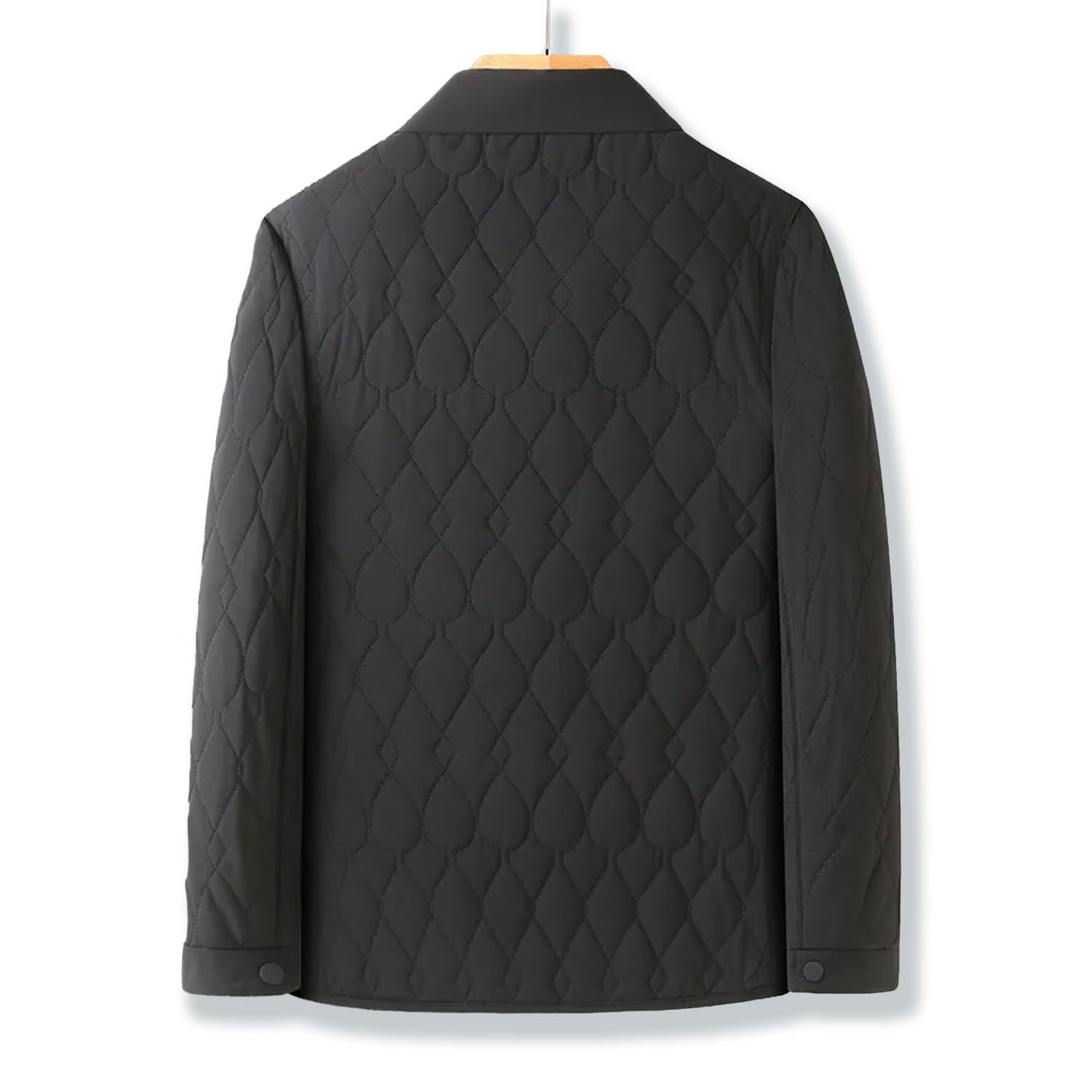 Image of Men's Quilted Button-Down Jacket