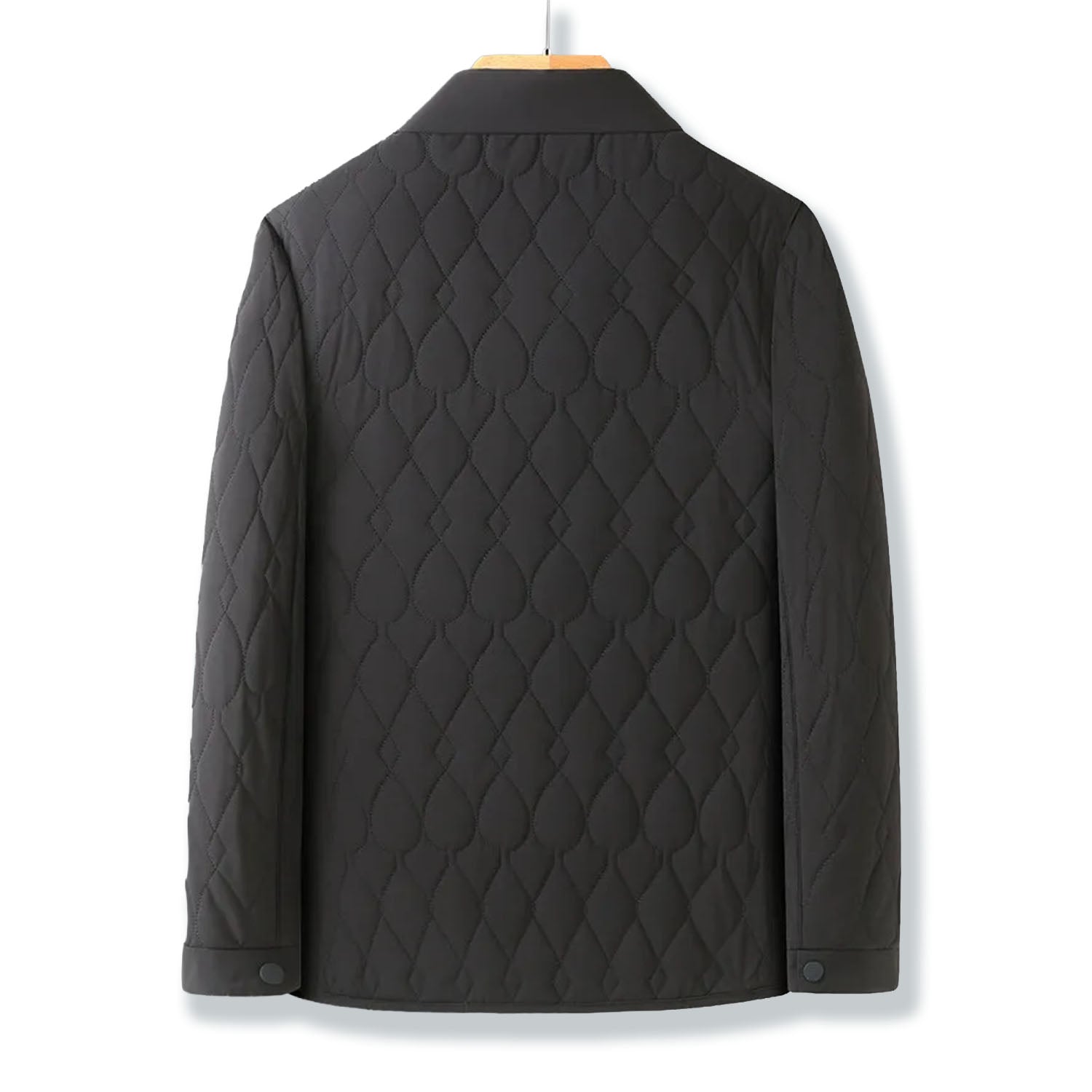 Image of Men's Quilted Button-Down Jacket