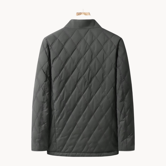 Image of Men's Quilted Collared Jacket