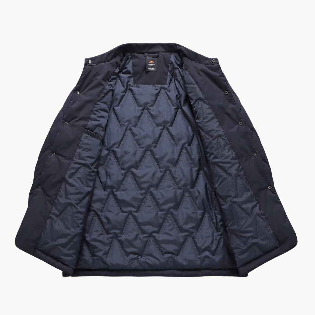 Image of Men's Quilted Collared Jacket