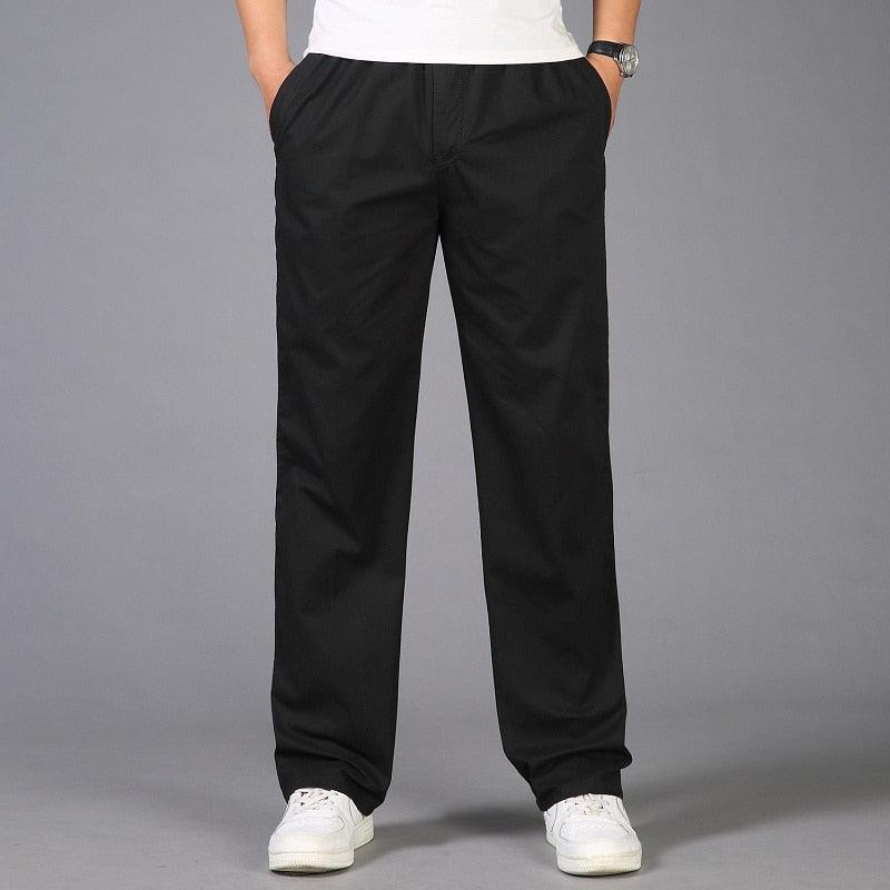 Image of Men's Relaxed Fit Straight Leg Casual Pants
