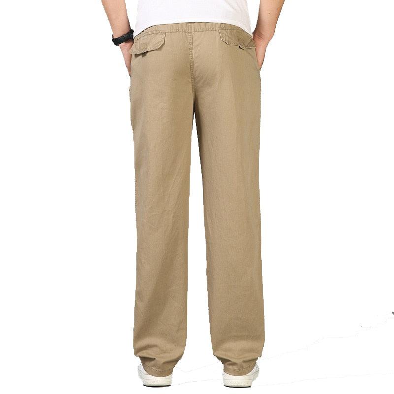 Image of Men's Relaxed Fit Straight Leg Casual Pants