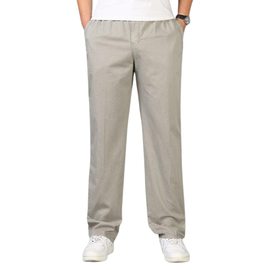 Image of Men's Relaxed Fit Straight Leg Casual Pants