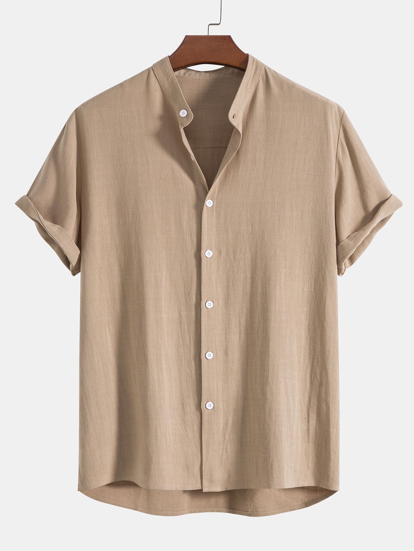Image of Men's Short Sleeve Casual Shirt Set