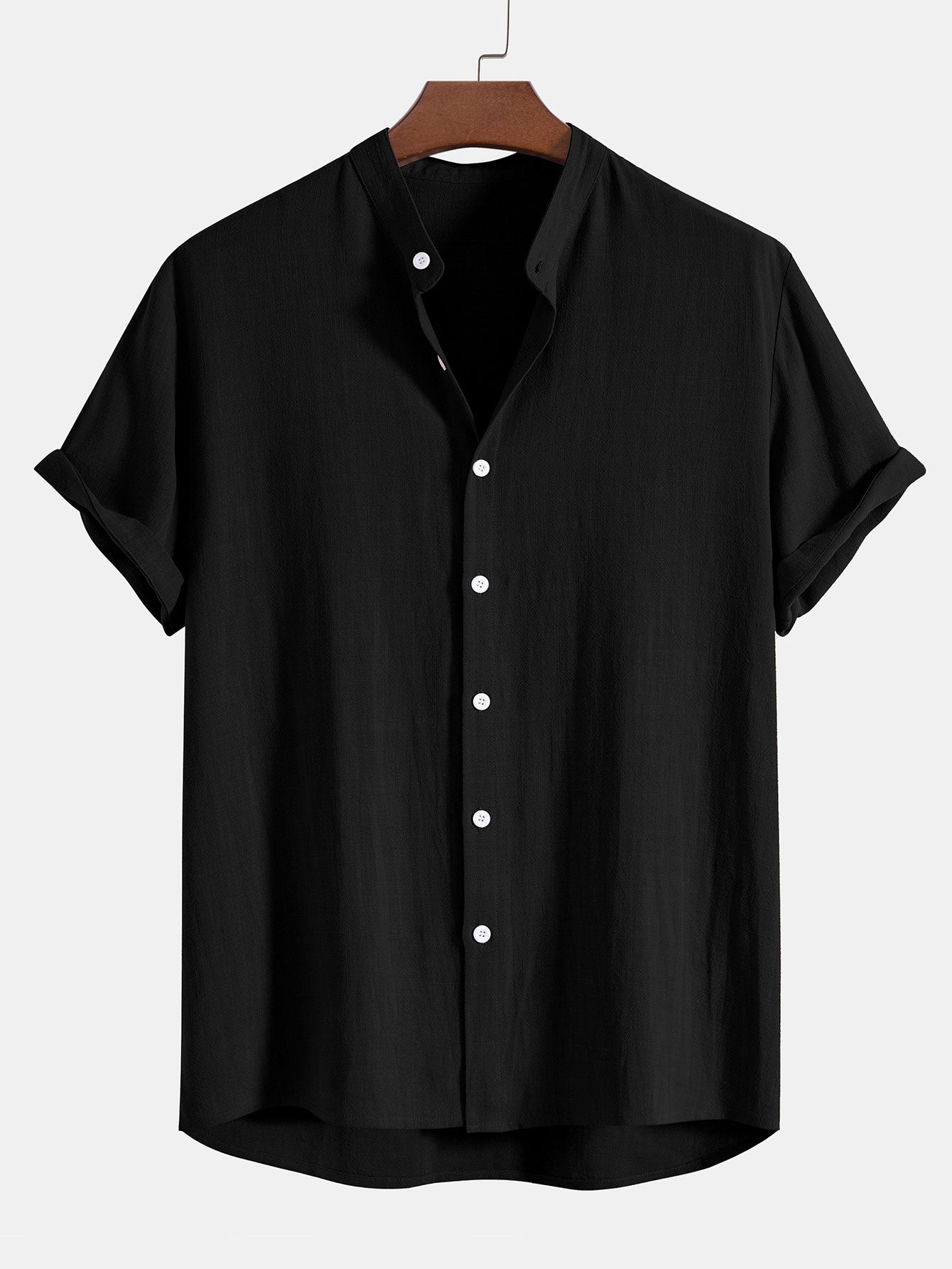 Image of Men's Short Sleeve Casual Shirt Set