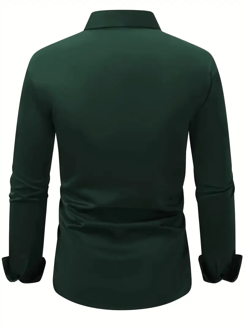 Image of Men's Slim-Fit Dress Shirt