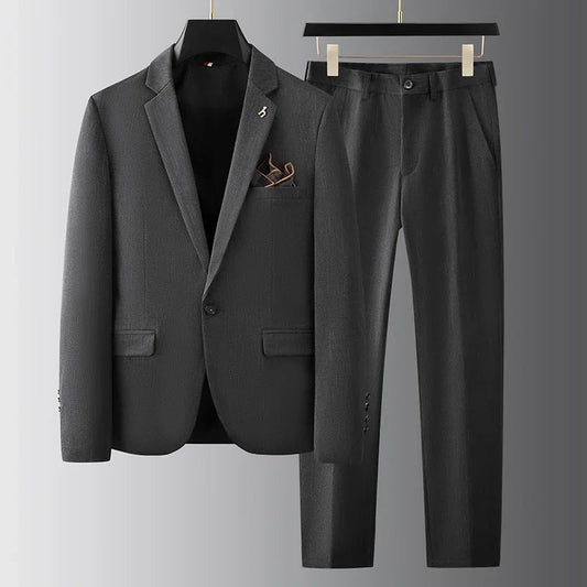 Image of Men's Slim-Fit Suit Set