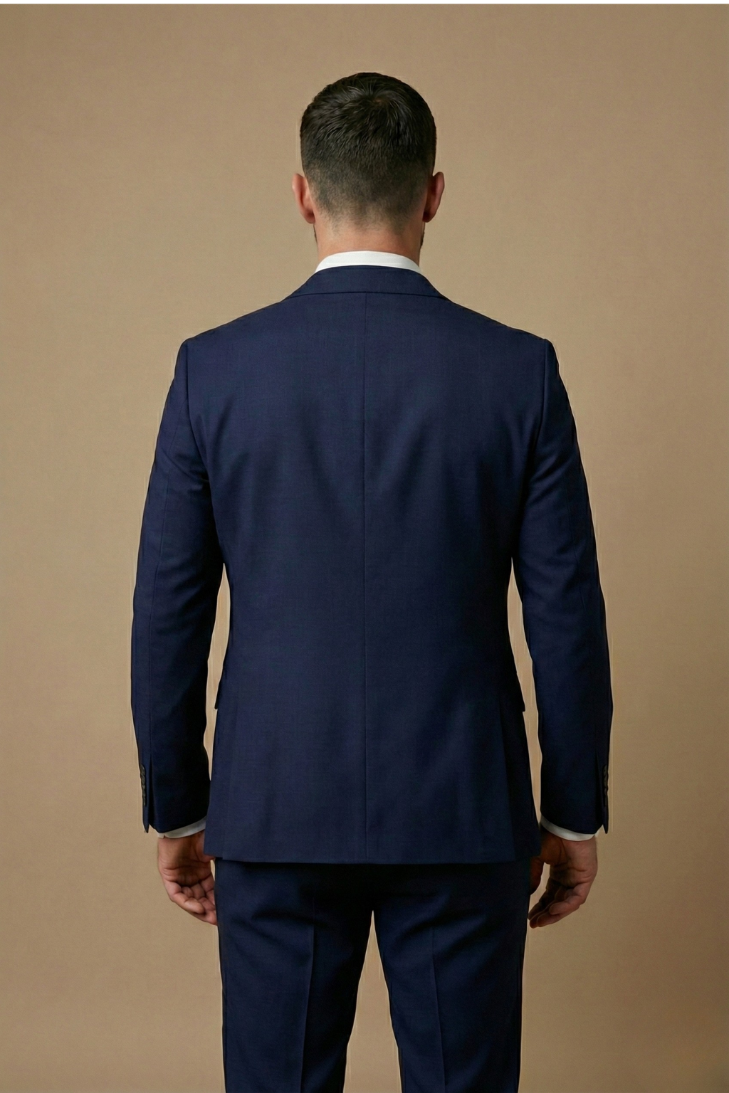 Image of Men's Slim-Fit Three-Piece Suit