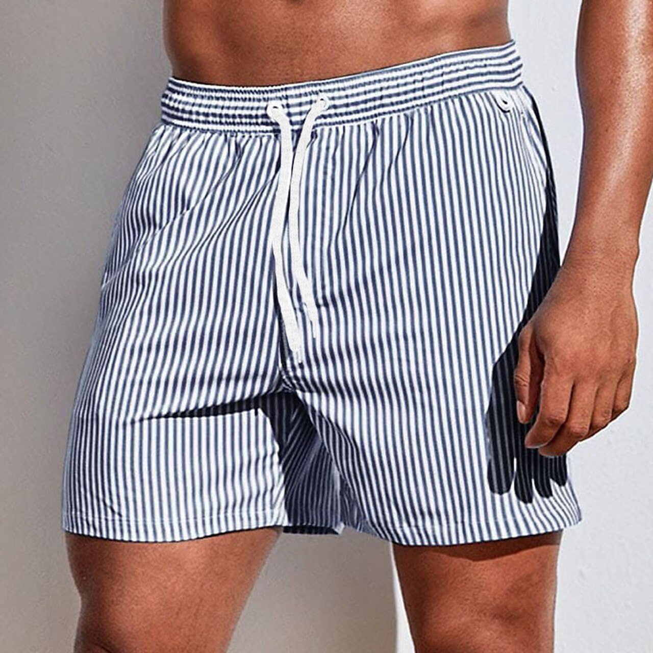 Image of Men's Striped Swim Shorts
