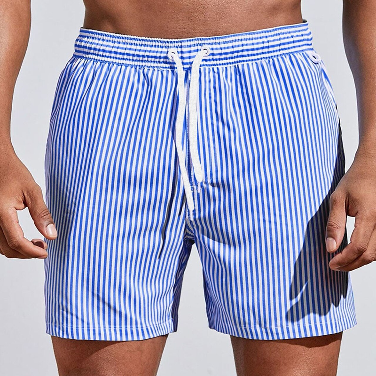 Image of Men's Striped Swim Shorts