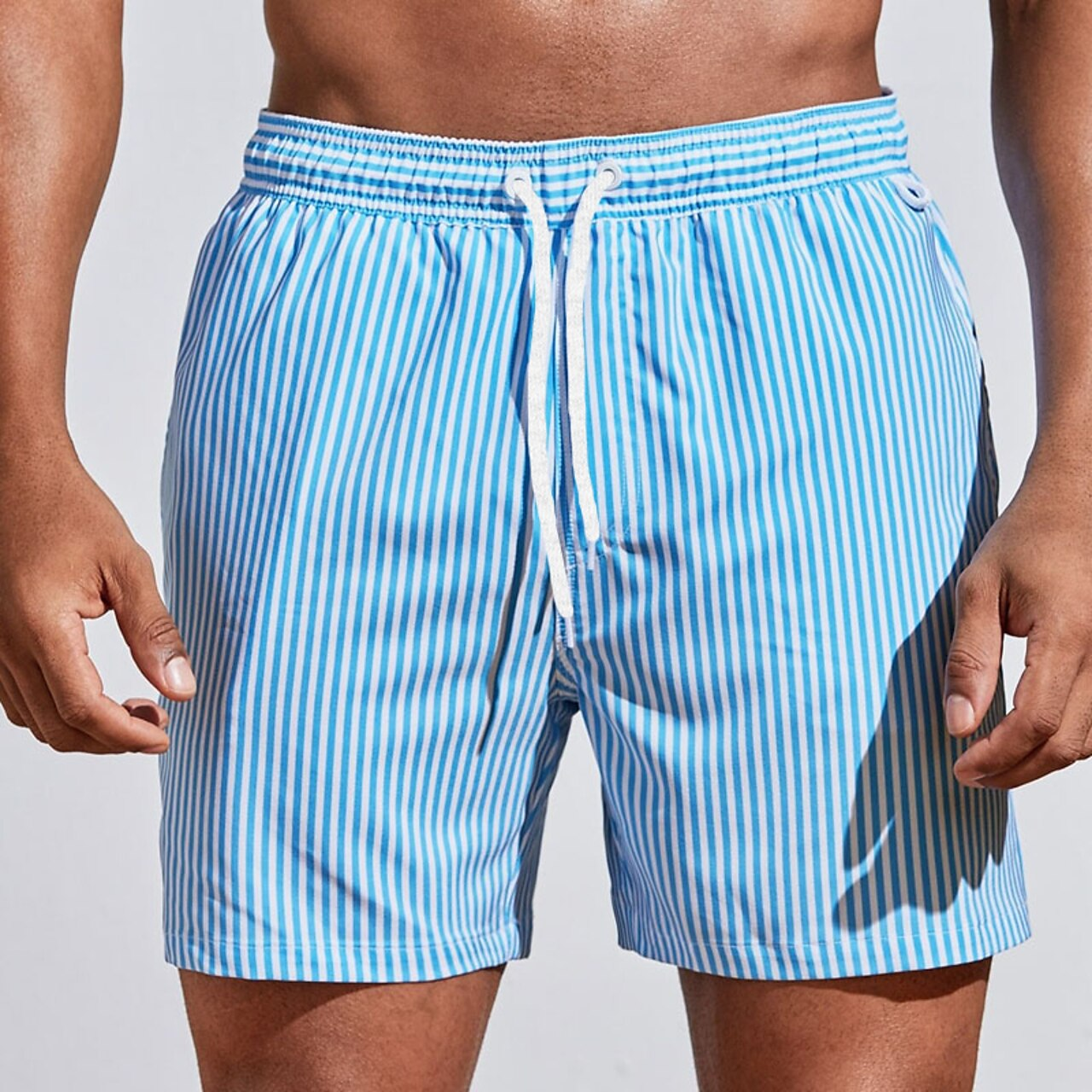 Image of Men's Striped Swim Shorts