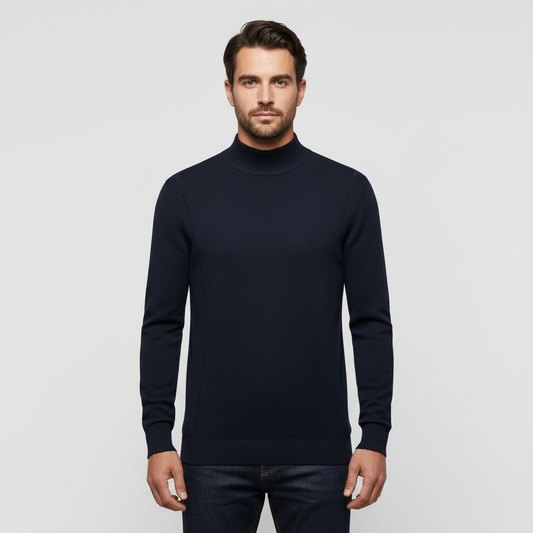 Image of Men's Turtleneck Fitted Sweater