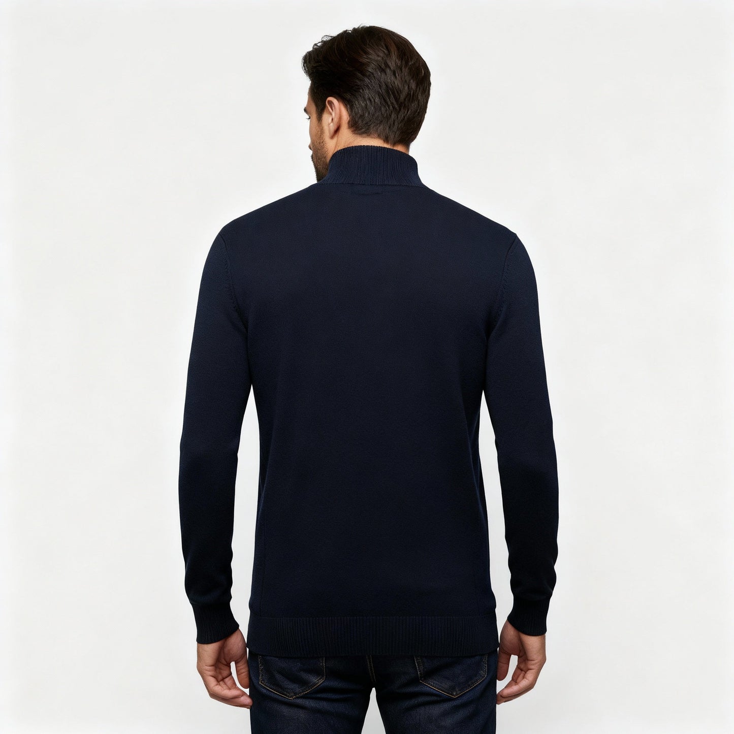 Image of Men's Turtleneck Fitted Sweater