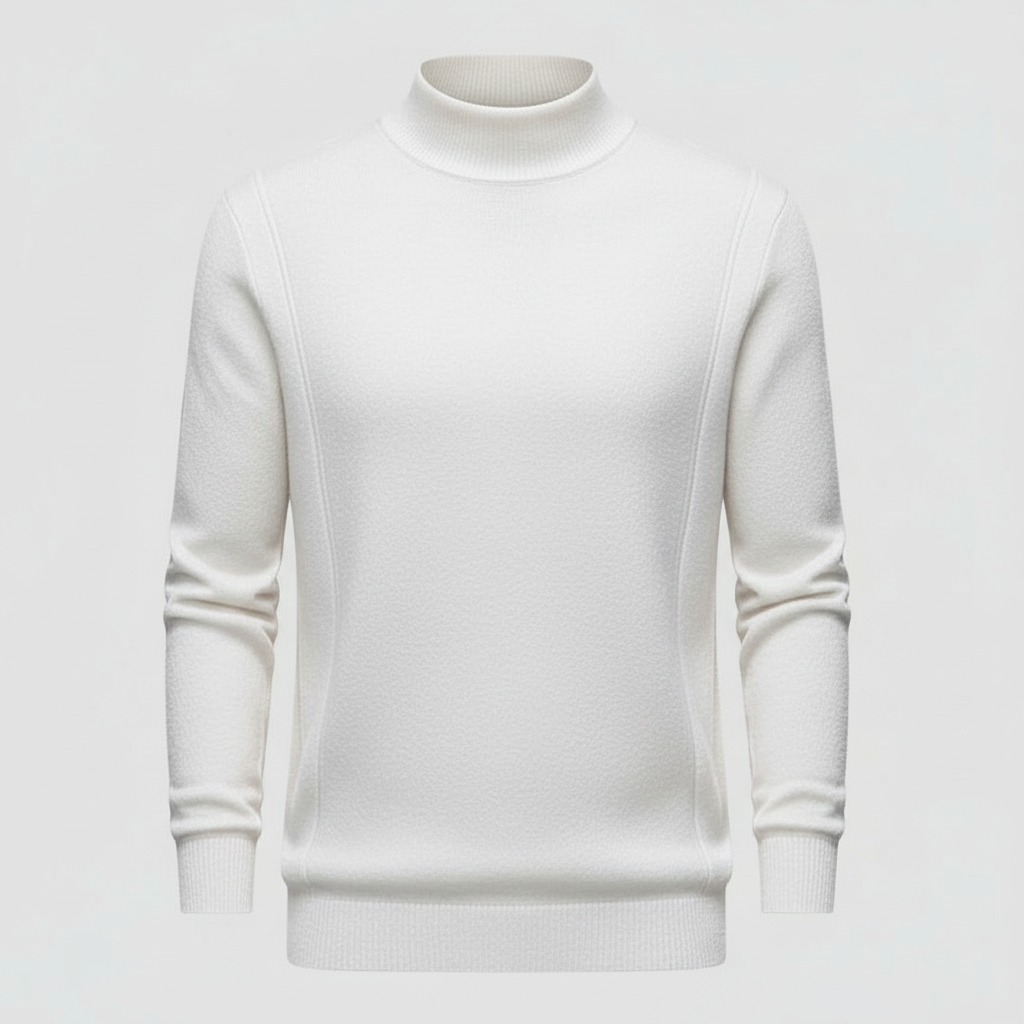 Image of Men's Turtleneck Fitted Sweater