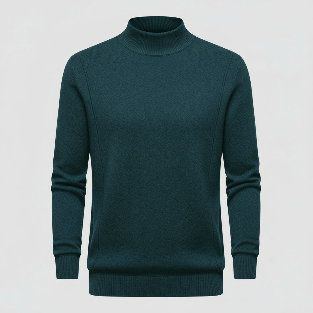 Image of Men's Turtleneck Fitted Sweater